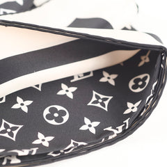 Louis Vuitton Monogram Silhouette Square 90 Silk Scarf Black