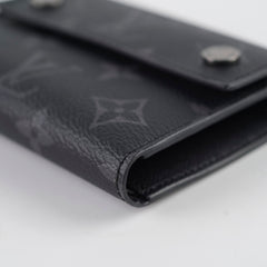 Louis Vuitton Rivets Chain Wallet Monogram Eclipse