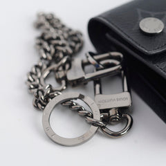 Louis Vuitton Rivets Chain Wallet Monogram Eclipse