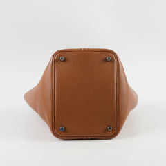 Hermes Picotin 18 Gold PHW A Stamp