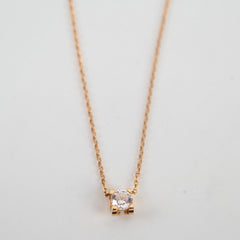 Cartier C De Cartier Diamond Necklace Pink Gold