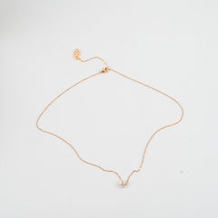 Cartier C De Cartier Diamond Necklace Pink Gold