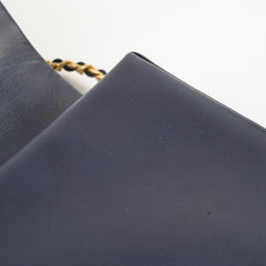 Chanel Nailed CC Full Flap Navy Flap Bag