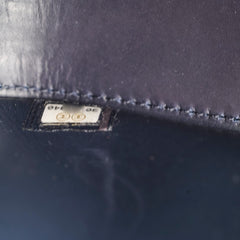 Chanel Nailed CC Full Flap Navy Flap Bag