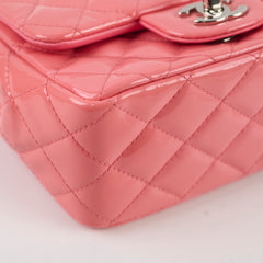 Chanel Mini Square Flap Patent Pink
