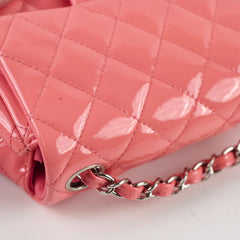 Chanel Mini Square Flap Patent Pink
