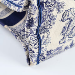 Christian Dior Book Tote Medium Blue