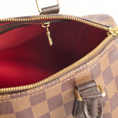 Louis Vuitton Speedy 25 Bandouliere Damier Ebene