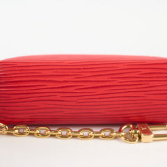 Louis Vuitton Cosmetic Lipstick Pouch Epi Red
