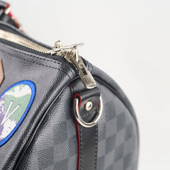 Louis Vuitton Keepall Bandouliere Damier Graphite Alps 45 Black/Grey