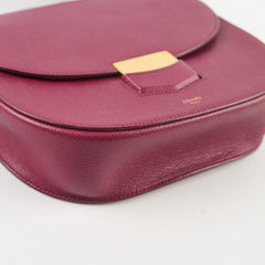 Celine Trotter Small Burgundy