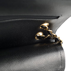 Chanel Caviar Small Classic Double Flap Black