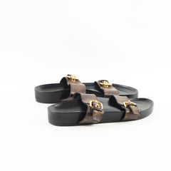 Louis Vuitton Bom Dia Comfort Mules Monogram Size 40