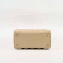 Christian Dior Medium Lady Dior Corda Beige