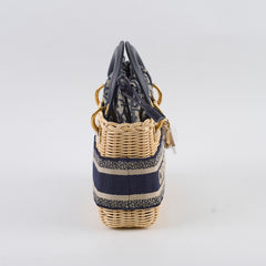 Christian Dior Mini Lady Wicker