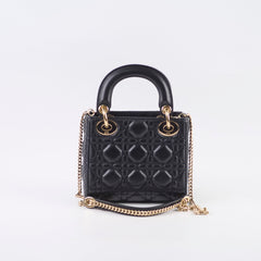 Christian Dior Lady Dior Mini Black
