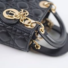 Christian Dior Lady Dior Mini Black