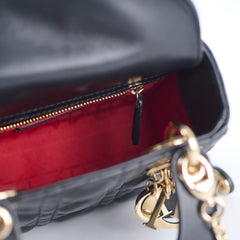 Christian Dior Lady Dior Mini Black