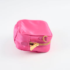 PRADA Mini Tessuto Nylon Bow Camera Pink