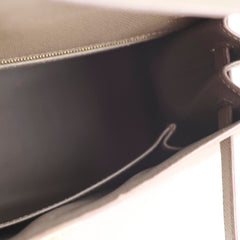 Hermes Kelly 25 Epsom Gris Etain - Stamp D