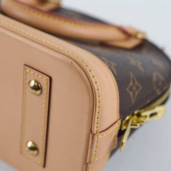 Louis Vuitton Alma BB Monogram Canvas Brown
