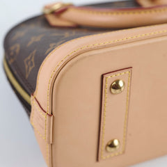 Louis Vuitton Alma BB Monogram Canvas Brown