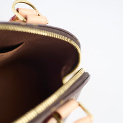 Louis Vuitton Alma BB Monogram Canvas Brown