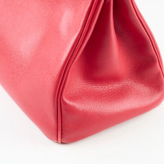 Hermes Birkin Epsom 30 Rouge Casaque - Q Square Stamp