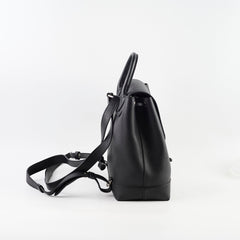 Louis Vuitton Lock Me Black Leather Backpack