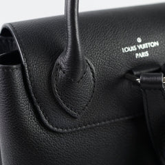 Louis Vuitton Lock Me Black Leather Backpack
