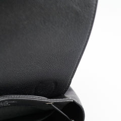 Louis Vuitton Lock Me Black Leather Backpack