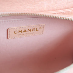 Chanel Seasonal Flap Caviar Peach / Pink