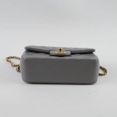 Chanel Mini Rectangular Top Handle Grey