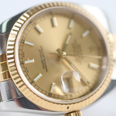 Rolex Date Just 36mm Twotoned Watch 116233