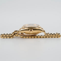 Rolex 26mm Datejust 18k Yellow Gold with Diamonds Watch