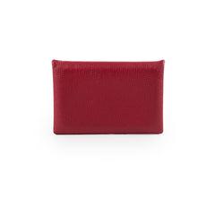 Hermes Calvi Epsom Rouge Garance