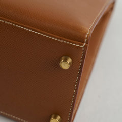 Hermes Kelly 32 Gold Courchevel- Stamp Z Circle