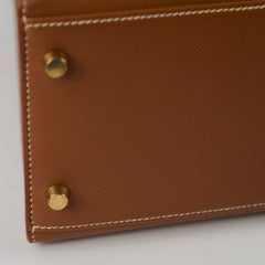 Hermes Kelly 32 Gold Courchevel- Stamp Z Circle