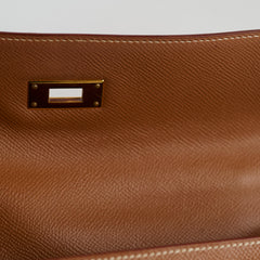 Hermes Kelly 32 Gold Courchevel- Stamp Z Circle