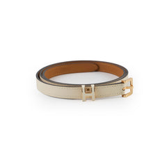 Hermes Pop H 15 Epsom Craie Belt 85cm