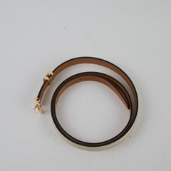 Hermes Pop H 15 Epsom Craie Belt 85cm