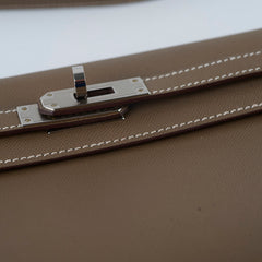 Hermes Kelly Elan Etoupe Veau Madame - Stamp B