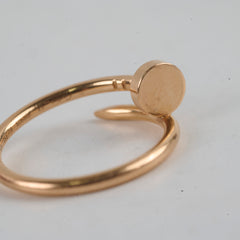 Cartier Juste Un Clou Small Rose Gold Size 53