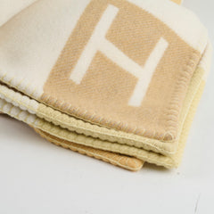 Hermes Avalon Throw Blanket Yellow