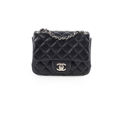 Chanel Mini Square Flap Black Lambskin