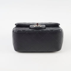 Chanel Mini Square Flap Black Lambskin