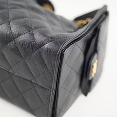 Chanel 25 Small Black Caviar