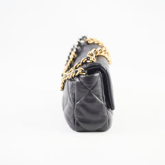 Chanel 19 Small Goatskin Black