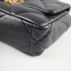 Chanel 19 Small Goatskin Black