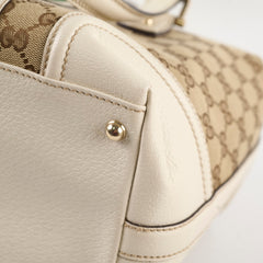 Gucci Treasure Boston GG Canvas Beige Bag